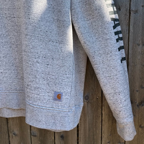 Carhartt Crewneck, Womens XL, Asphalt Heather Gray - Picture 3 of 6